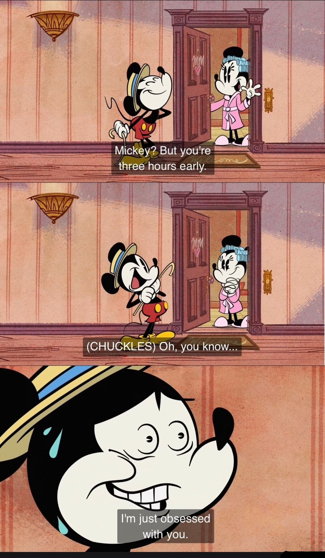 Mickeys obsessed Blank Meme Template