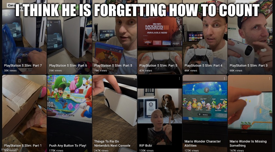 I THINK HE IS FORGETTING HOW TO COUNT | image tagged in meme | made w/ Imgflip meme maker