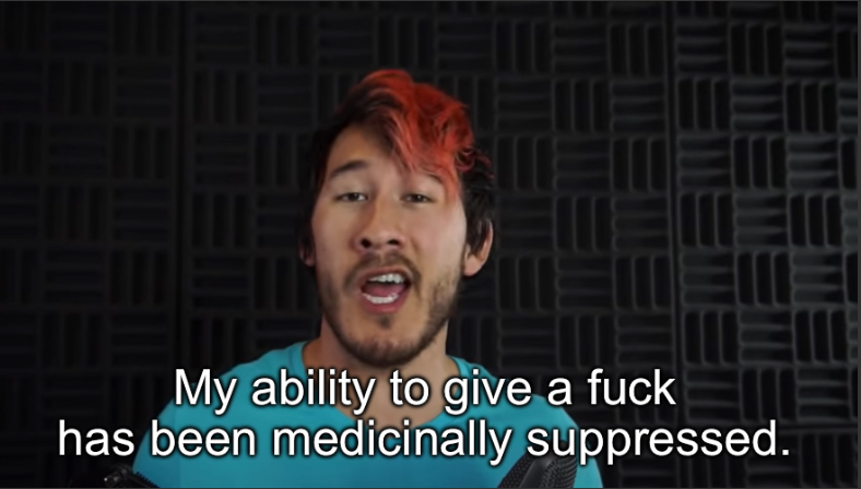 High Quality Markiplier My ability to give a fuck Blank Meme Template