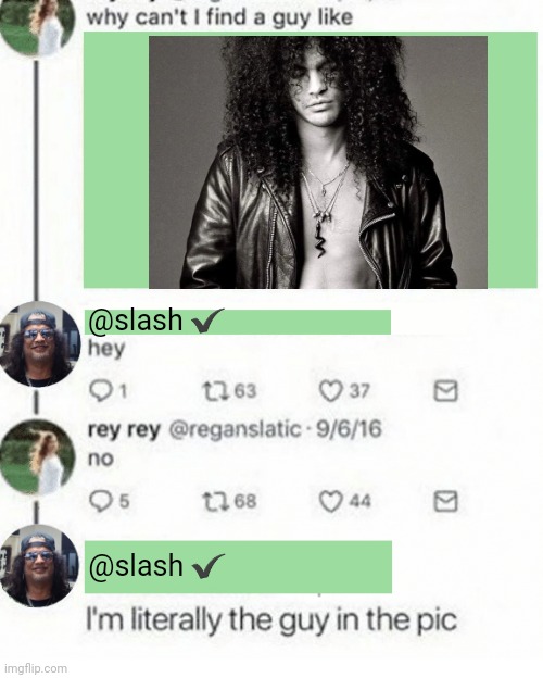 This template is so funny for no reason | @slash ✔️; @slash ✔️ | image tagged in literally the guy in the pic,slash,twitter,oh wow are you actually reading these tags | made w/ Imgflip meme maker