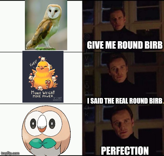Vote in comments, fat chocobo or rowlet - Imgflip