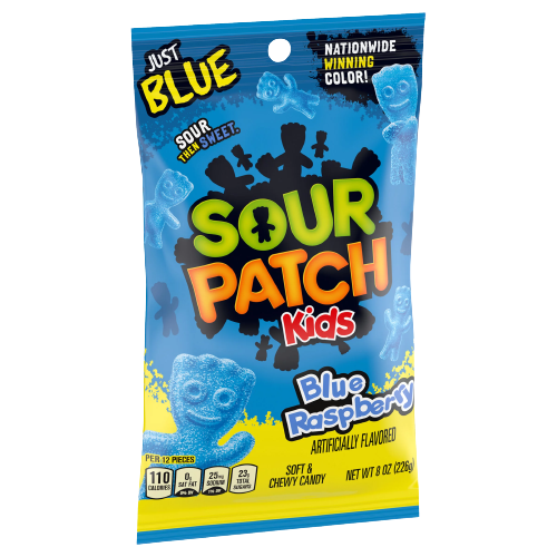 SOUR PATCH KIDS Blue Raspberry Soft & Chewy Candy, 8 oz Blank Template ...