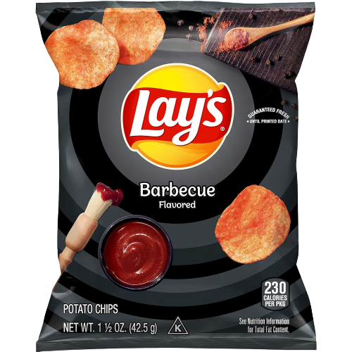 High Quality Lay's Barbecue Flavored Potato Chips, 1.5 Ounce (Pack of 64) Blank Meme Template