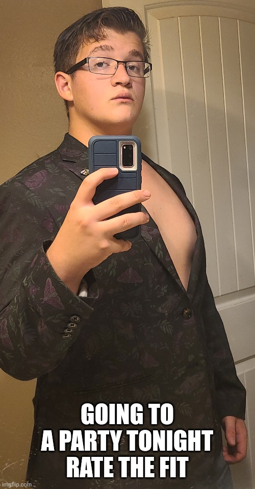 Is my fit hard? | GOING TO A PARTY TONIGHT RATE THE FIT | made w/ Imgflip meme maker