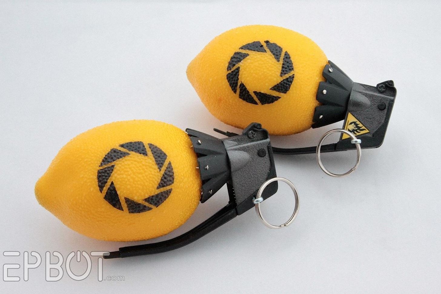 Portal 2 lemon grenades Blank Meme Template