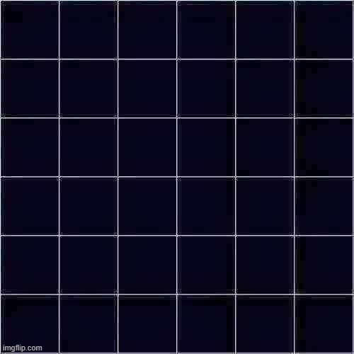 it looks like a solar panel | image tagged in 6x6 blank panel | made w/ Imgflip meme maker