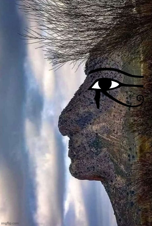 Megalithic idol | image tagged in pena de los enamorados | made w/ Imgflip meme maker