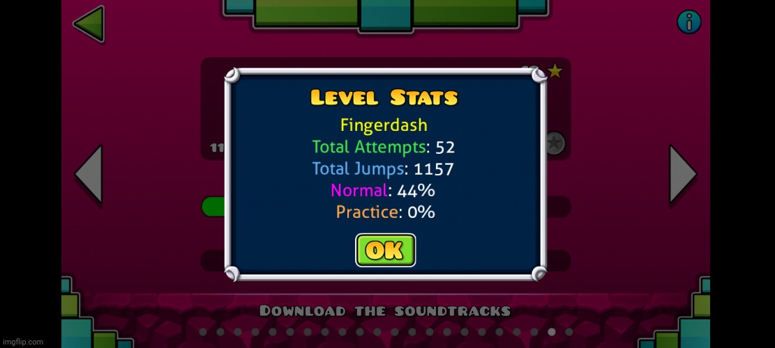 Improvement (I only beat one hard level and that's it ( | made w/ Imgflip meme maker