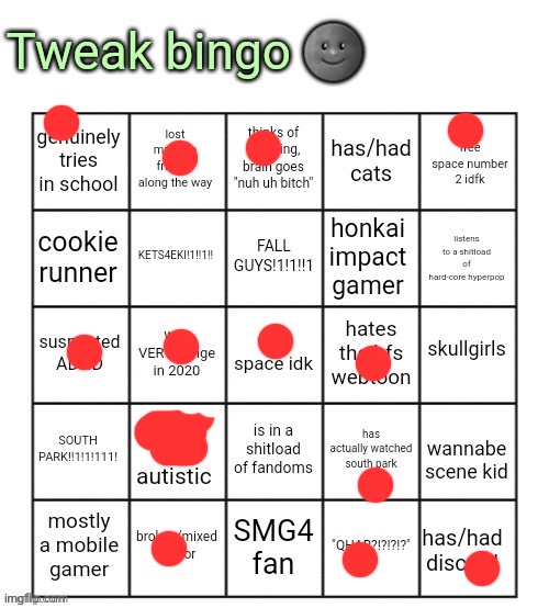 also can I have mod | image tagged in tweak bingo 1 111 1 | made w/ Imgflip meme maker
