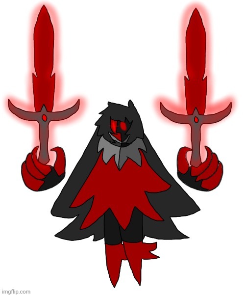 Caliber, the serious swordsman. (drawn by my good friend Lunar!) | made w/ Imgflip meme maker