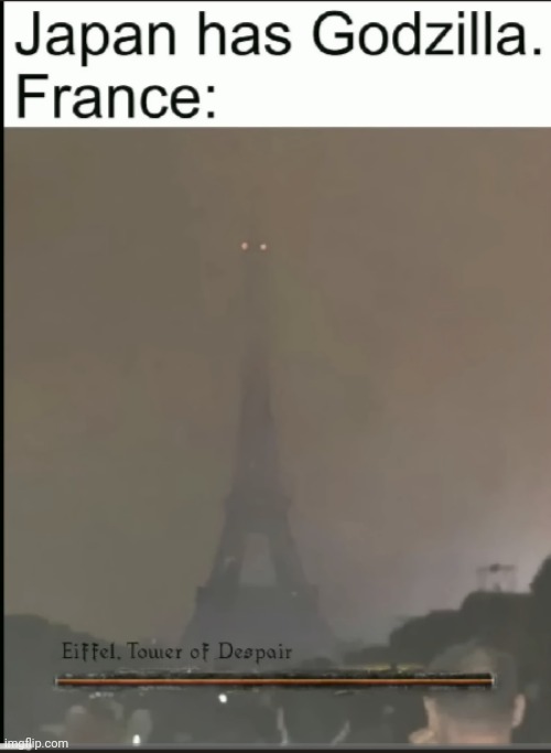 Japan godzilla France Blank Meme Template