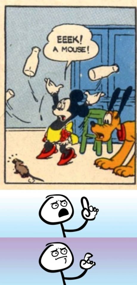 A mouse Blank Meme Template