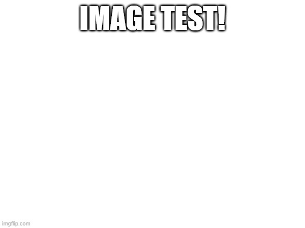 POST TEST! | IMAGE TEST! | image tagged in none | made w/ Imgflip meme maker