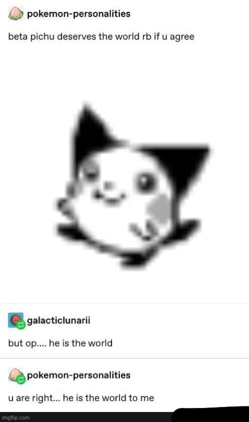Beta pichu | image tagged in beta pichu | made w/ Imgflip meme maker