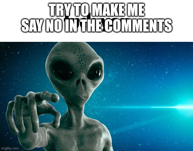 Fuck you | TRY TO MAKE ME SAY NO IN THE COMMENTS | image tagged in fuck you | made w/ Imgflip meme maker