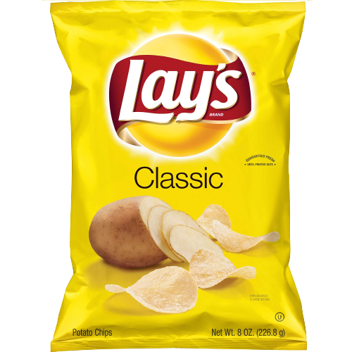 Lay's Classic Potato Chips, 8 Ounce Blank Meme Template