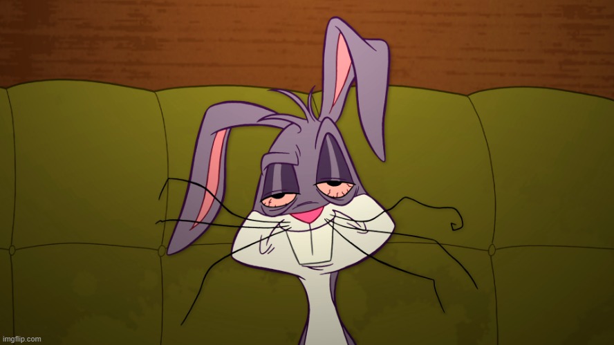 tired Bugs Bunny | image tagged in tired bugs bunny | made w/ Imgflip meme maker