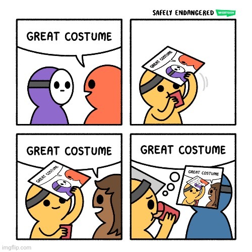 Great costume Blank Meme Template