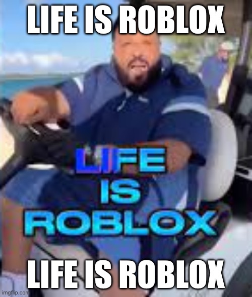 Life is Roblox | LIFE IS ROBLOX; LIFE IS ROBLOX | image tagged in life is roblox | made w/ Imgflip meme maker