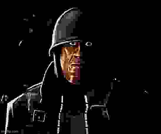 Emesis Blue Solider Staring | image tagged in emesis blue solider staring | made w/ Imgflip meme maker