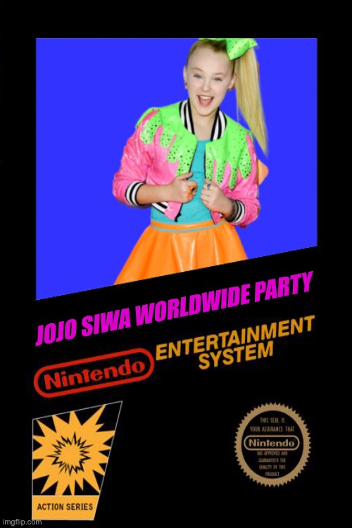 NES - JoJo Siwa Worldwide Party | JOJO SIWA WORLDWIDE PARTY | image tagged in nintendo,video game,girl,nickelodeon,pixel,game | made w/ Imgflip meme maker