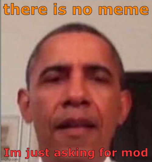 There is no meme template | there is no meme; Im just asking for mod | image tagged in there is no meme template | made w/ Imgflip meme maker