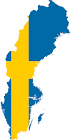 High Quality sweden map Blank Meme Template