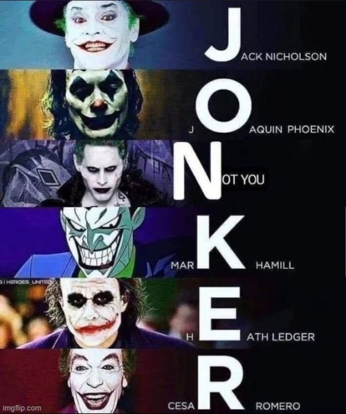 JoNOker | image tagged in joker | made w/ Imgflip meme maker