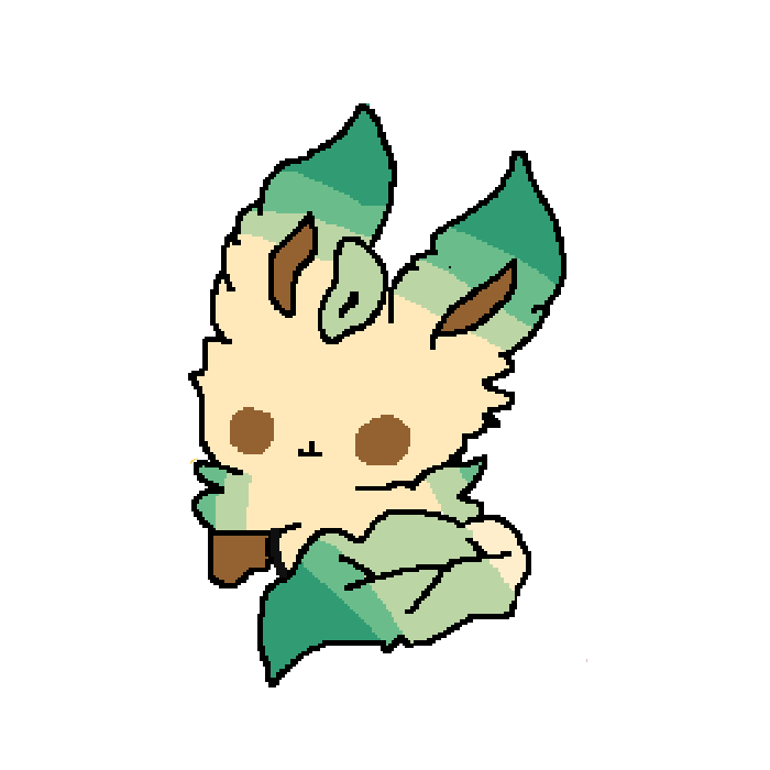 High Quality Bloom the leafeon Blank Meme Template