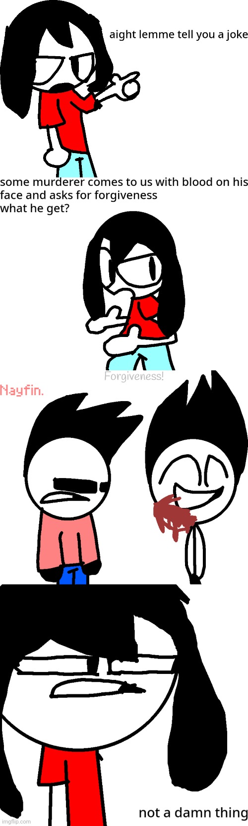 based off of https://m.youtube.com/watch?v=HmAwnc9-vcI&list=PLKBdUfNLs9tgtGPVc5JPBdTjUCzEFFm4c&index=45&pp=iAQB | made w/ Imgflip meme maker