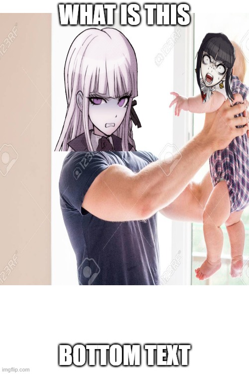 Found this on Google and couldn't help sharing it(✿-spin it) | WHAT IS THIS; BOTTOM TEXT | image tagged in danganronpa,cursed image | made w/ Imgflip meme maker