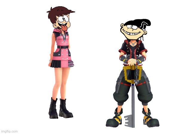 Kingdom Hearts Cosplay | image tagged in the loud house,ed edd n eddy,nickelodeon,cartoon network,disney,kingdom hearts | made w/ Imgflip meme maker