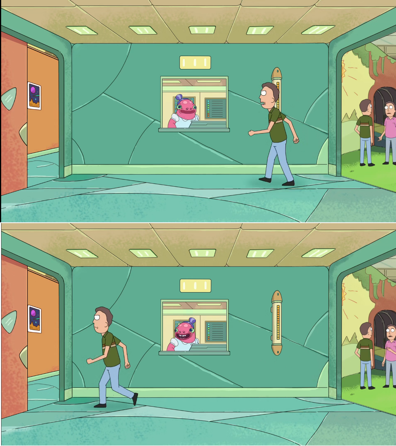 High Quality Okay then that was always allowed Rick and Morty Jerry Blank Meme Template