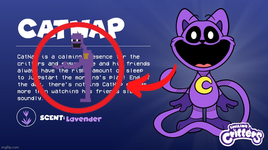 Purple Guy | image tagged in fnaf,poppy playtime | made w/ Imgflip meme maker