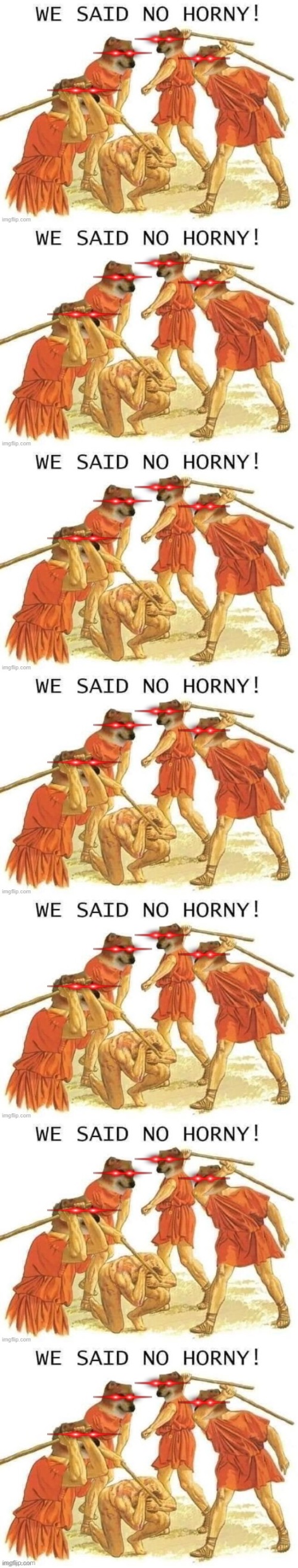 image tagged in no horny | made w/ Imgflip meme maker