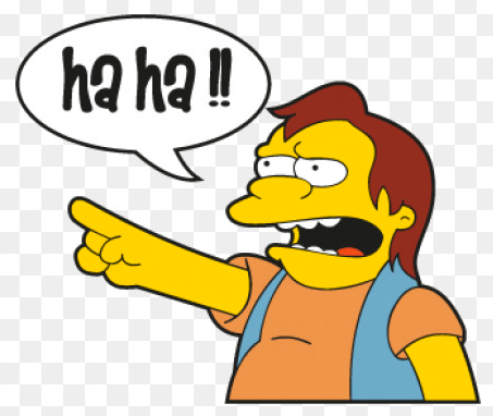 Nelson Muntz Blank Meme Template