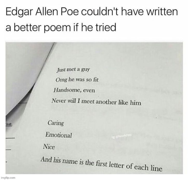 The best poem that I've ever read frfr | image tagged in memes,funny | made w/ Imgflip meme maker