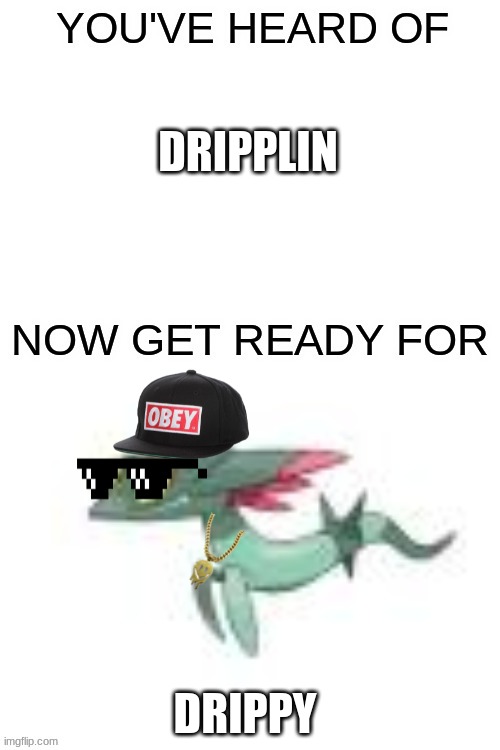 help me | DRIPPLIN; DRIPPY | image tagged in you've heard of ______ | made w/ Imgflip meme maker
