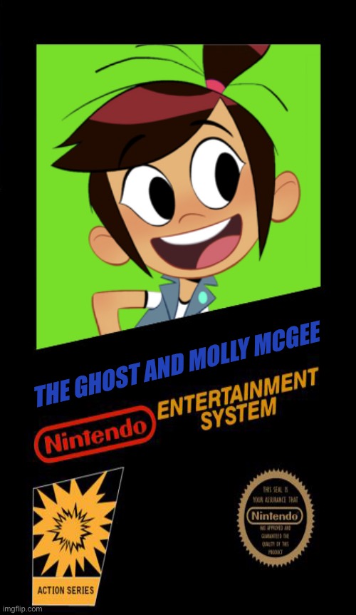 The Ghost and Molly McGee | THE GHOST AND MOLLY MCGEE | image tagged in disney,disney channel,disney plus,nintendo,cartoon,video game | made w/ Imgflip meme maker