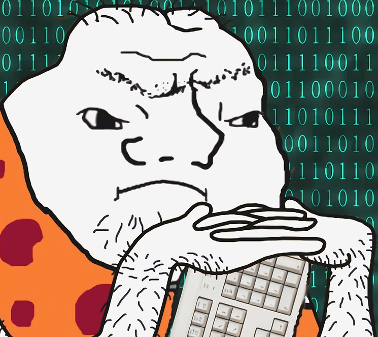 Grug brained developer Blank Meme Template