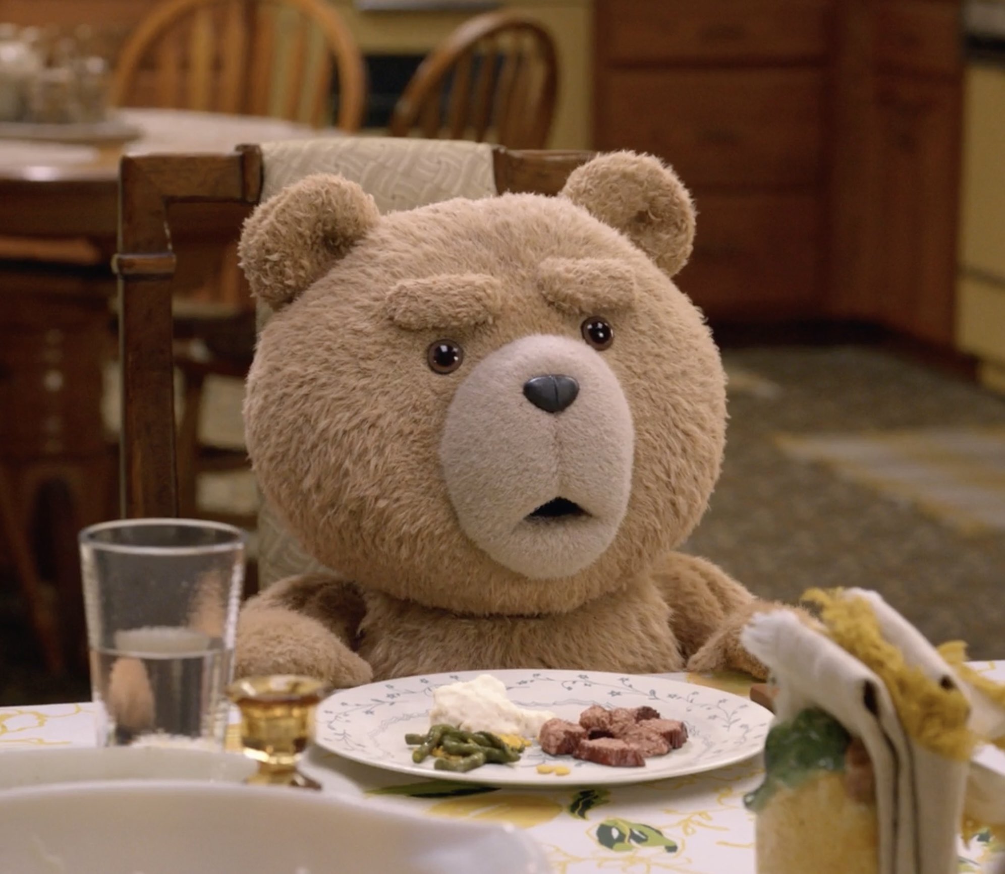 High Quality Ted is baffled Blank Meme Template