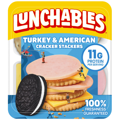High Quality Lunchables Cracker Stackers, Turkey & American - 3.2 oz Blank Meme Template