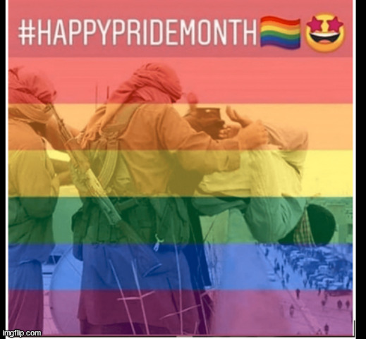 isis pride month | image tagged in isis pride month | made w/ Imgflip meme maker