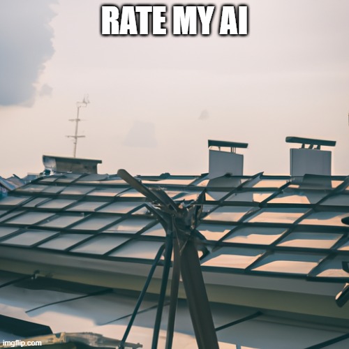 rate the ai art | RATE MY AI | image tagged in call of duty warzone battle on rooftop | made w/ Imgflip meme maker