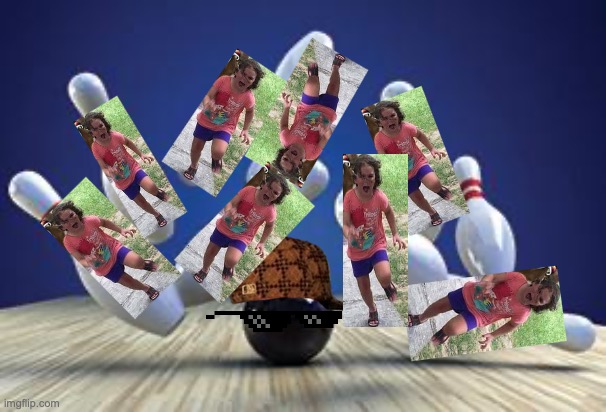 Bowling or running over children? | image tagged in bowling ball,hehehehe,demonic humor,dark humor | made w/ Imgflip meme maker