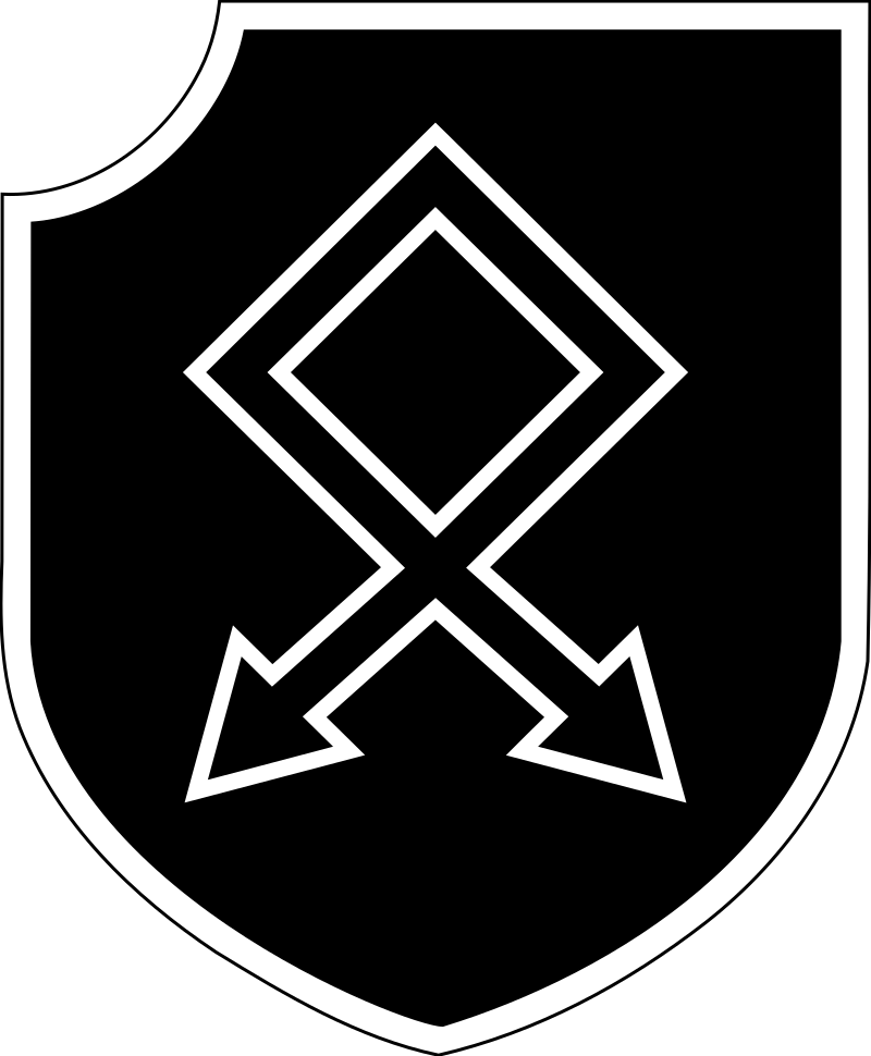 High Quality Symbol of the 23. SS-Freiwilligen-Panzergrenadier-Division „Nede Blank Meme Template