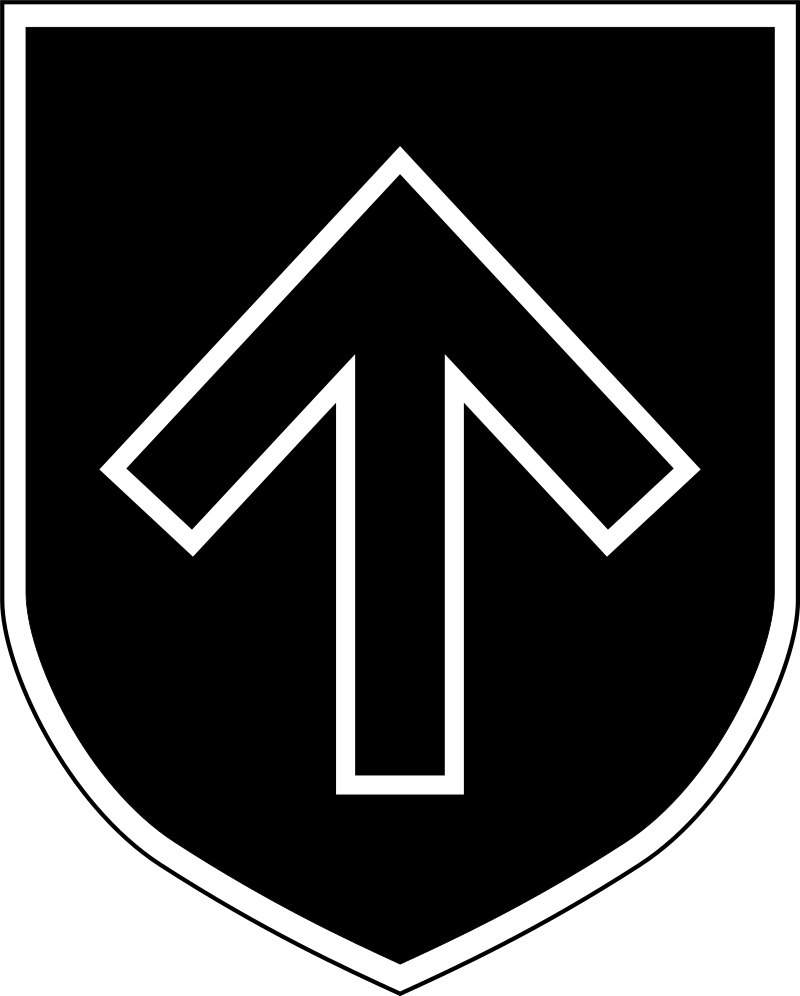 High Quality Emblem of the 32. SS-Freiwilligen-Grenadier-Division „30. Januar Blank Meme Template