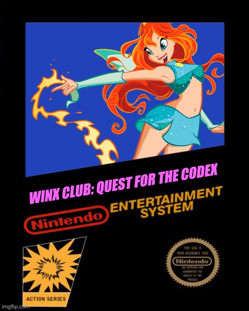 Winx Club Quest for the Codex | WINX CLUB: QUEST FOR THE CODEX | image tagged in nintendo,video games,girl,konami,fairy,sexy girl | made w/ Imgflip meme maker