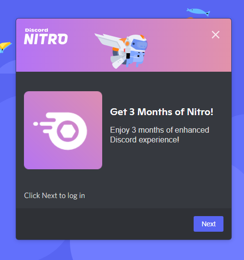 Free nitro no virus Blank Meme Template