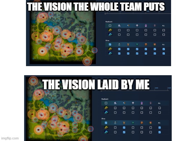 THE VISION THE WHOLE TEAM PUTS; THE VISION LAID BY ME | image tagged in dota 2 | made w/ Imgflip meme maker